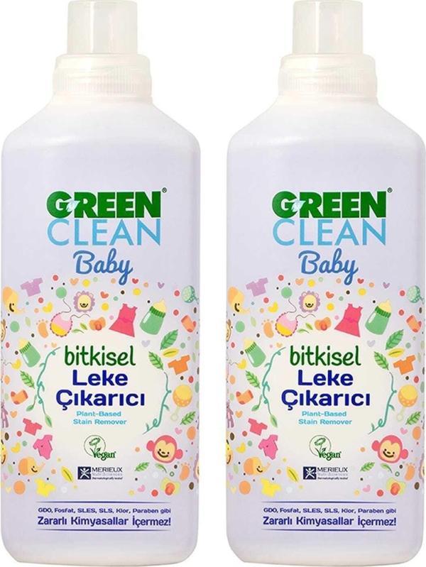 U Green Clean Baby Bitkisel Leke Çıkarıcı 1000 Ml - 2'Li Set - Image 1