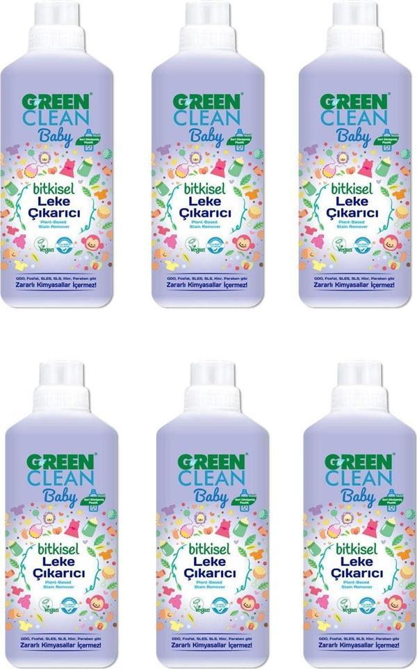 U Green Clean Baby Bitkisel Leke Çıkarıcı 1000 Ml 6'Lı - Image 1