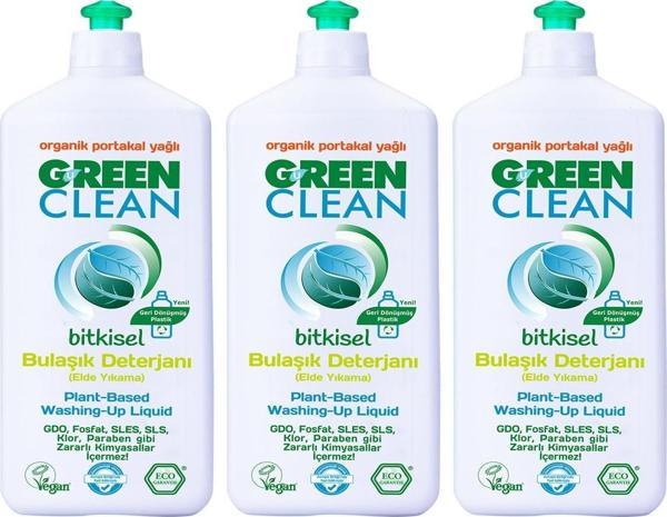 Green Clean Bulaşık Deterjanı 730 Ml 3'Lü Set - Image 1