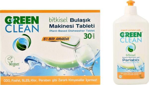 U Green Clean Bulaşık Makinesi Tableti Ve Parlatıcı Seti - Image 1