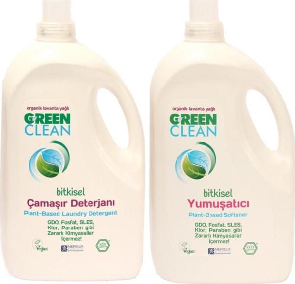 U Green Clean Çamaşır Deterjanı Ve Yumuşatıcı 2750 Ml - Image 1