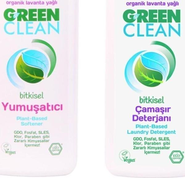 U Green Clean Çamaşır Yıkama Seti 1000 Ml - 2'Li - Image 1