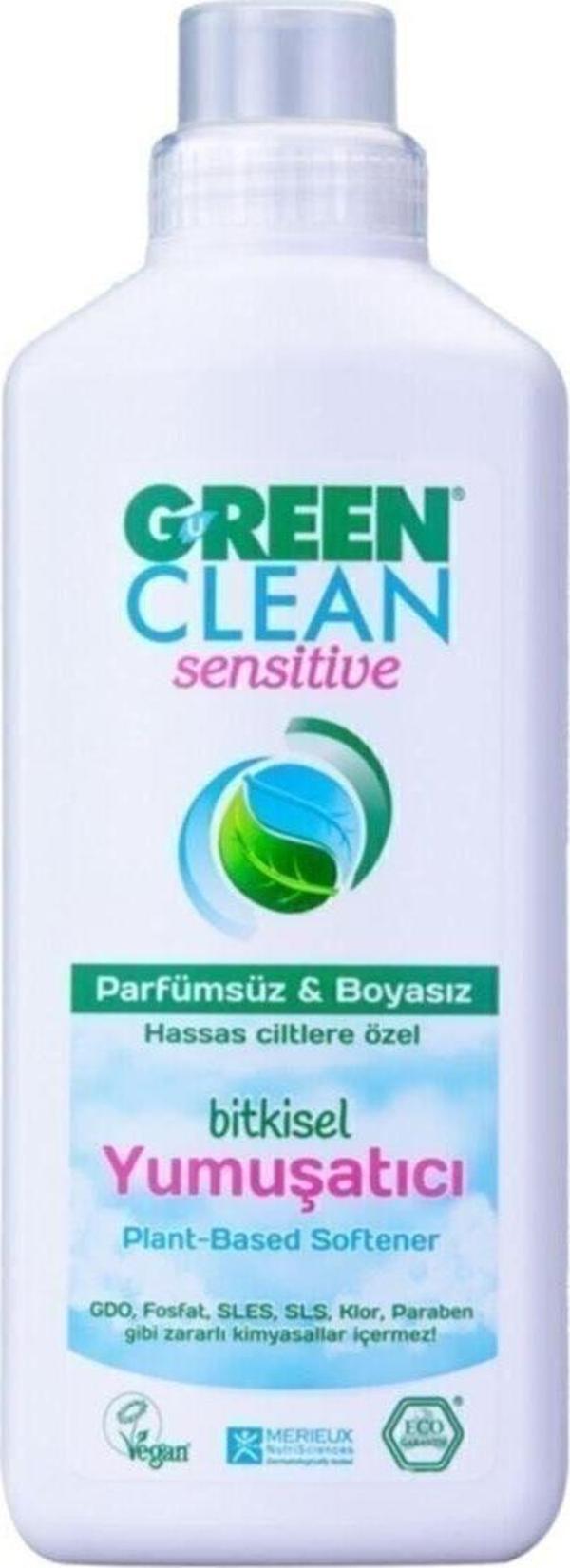 U Green Clean Yumuşatıcı 1Lt Sensitive Kokusuz - Image 1
