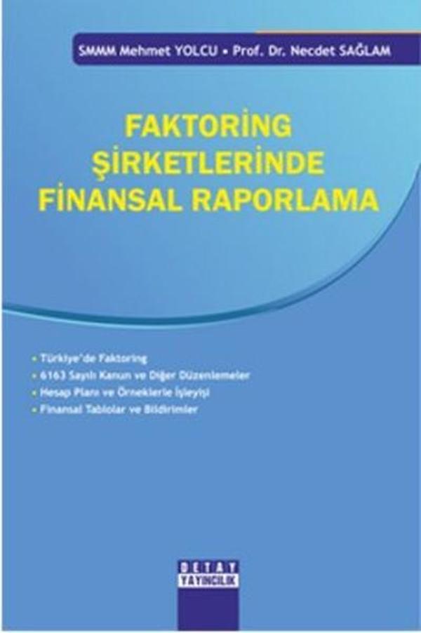 Faktoring Şirketlerinde Finansal Raporlama - Detay Yayıncılık - Image 1