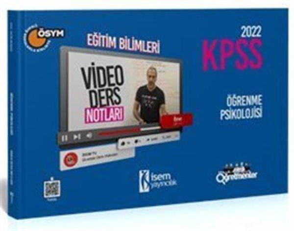 2022 KPSS Eğitim Bilimleri Öğrenme Psikolojisi Video Ders Notu - İsem Kitap - Image 1