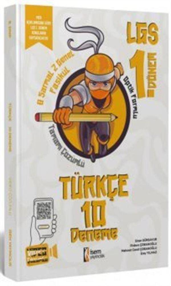 2023 LGS 1. Dönem Türkçe 10 Branş Deneme - İsem Kitap - Image 1