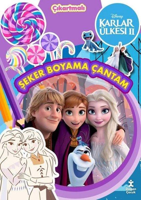 Disney Karlar Ülkesi 2 - Şeker Boyama Çantam - Çıkartmalı - Doğan Çocuk - Image 1