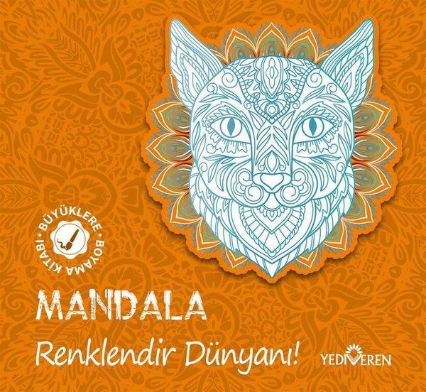Mandala - Renklendir Dünyanı! Büyüklere Boyama Kitabı - Yediveren Yayınları - Image 1