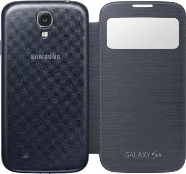 Samsung Galaxy S4 Orjinal S View Cover Kılıf - Siyah EF-CI950BBEGWW - Image 1