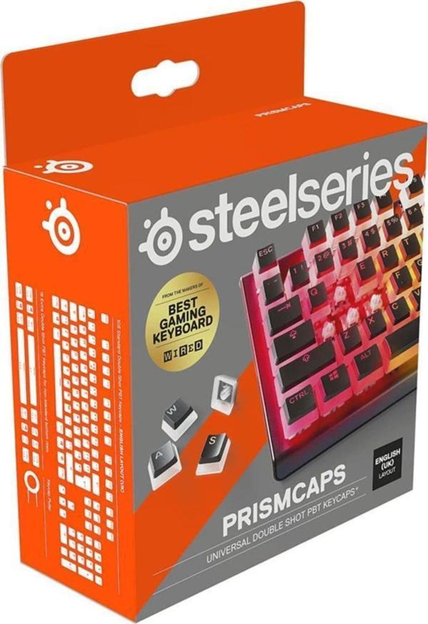 SteelSeries Prism Caps Siyah Tuş Takımı UK - Image 1