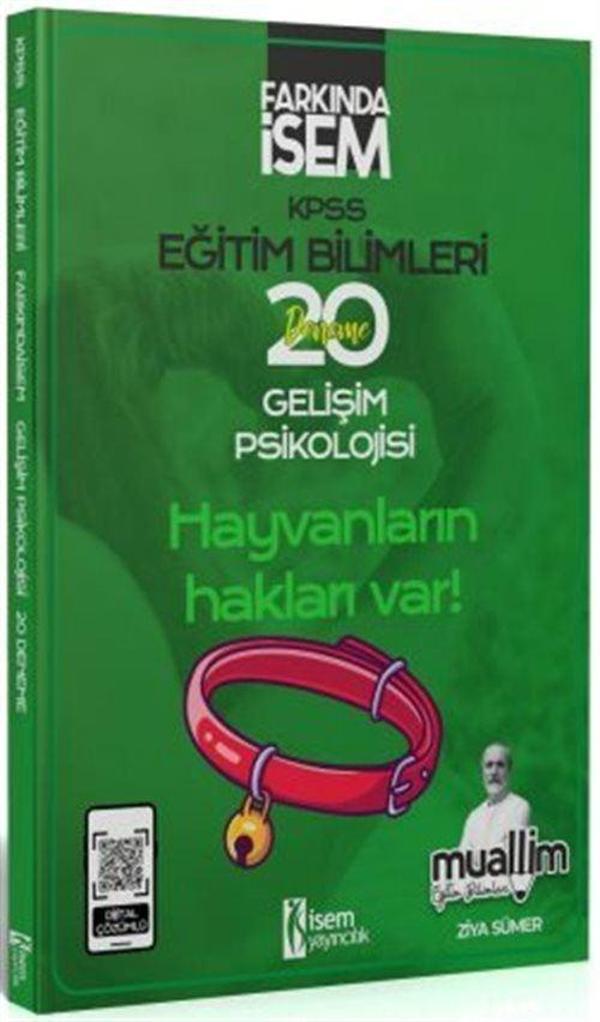 2024 Farkında İsem KPSS Muallim Eğitim Bilimleri Gelişim Psikolojisi 20 Deneme - İsem Yayıncılık - Image 1