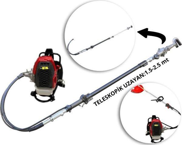 Baseh Teleskopik Şanzımanlı Garden Pro 520D Motorlu Zeytin Hasat Makinesı - Image 1