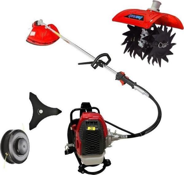 Garden Pro 520D Benzin Motorlu Tırpan + Baseh Çapalama Aparatı 2+2 - Image 1