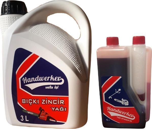 Handwerker Testere Kılavuz Ve Benzin Karışım Yağı 3+1 lt - Image 1
