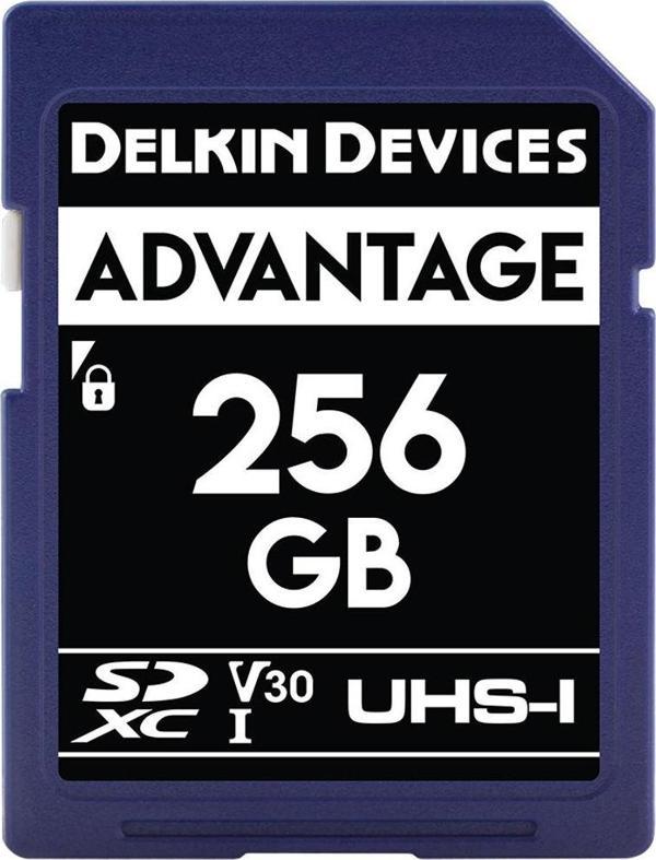 Delkin Devices 256GB Advantage 100MB/s SDXC Hafıza Kartı - Image 1