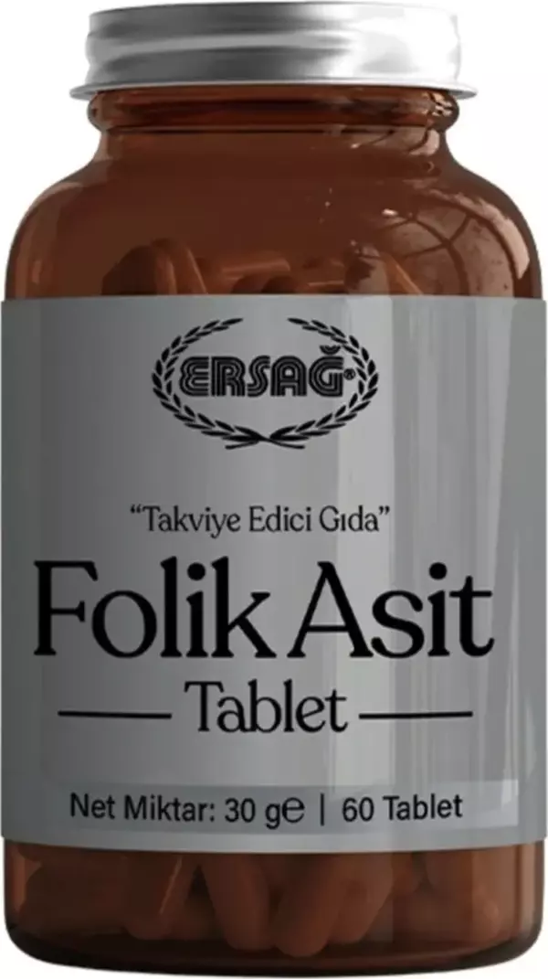 Ersağ Folik Asit Vitamin ve Gıda Takviyesi - Image 1
