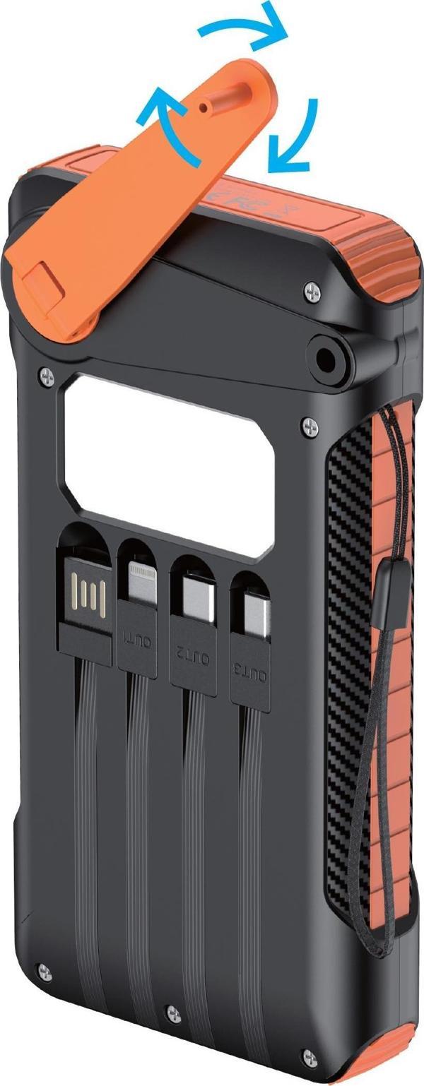 Sunowl So600 Solar Powerbank 10000 Mah Led Işık - Image 1
