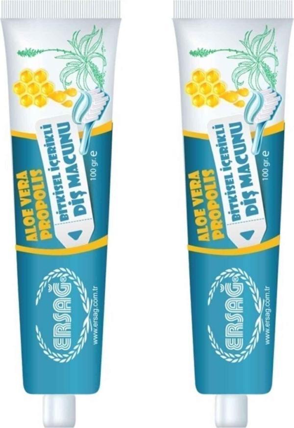 Ersağ Diş Macunu 2x100 Gr 2 Adet - Image 1