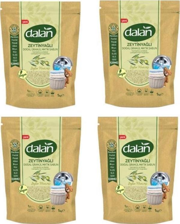 Granül Sabun Tozu Bebekler İçin Zeytinyağlı 1 kg 4 Adet - Image 1