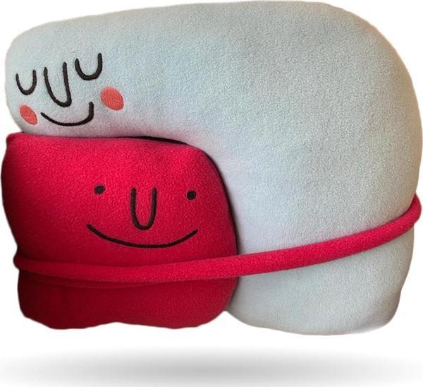 Sarılan Renkli Çocuk Elyaf Hug Yastık 30 cm - Image 1
