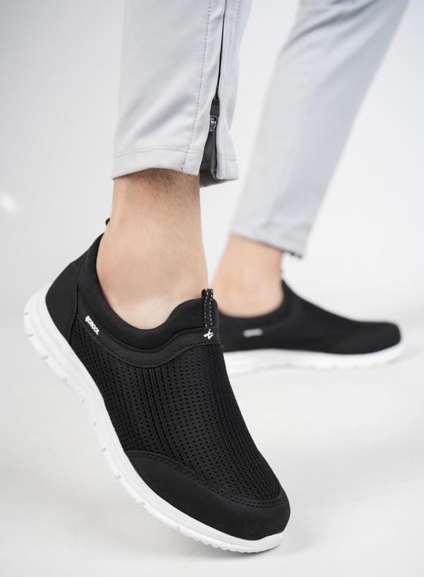 Muggo Star Garantili Unisex Ortopedik Bağcıksız Nefes Alabilen Hafif Yürüyüş Sneaker Spor Ayakkabı - Image 1