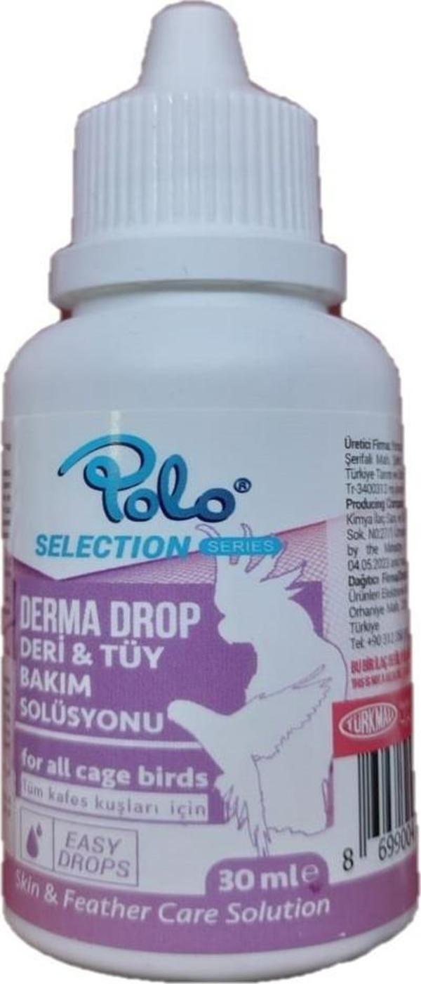 Polo Derma Drop (Deri & Tüy Bakım Solüsyonu) Kuş Vitamini 30ml - Image 1