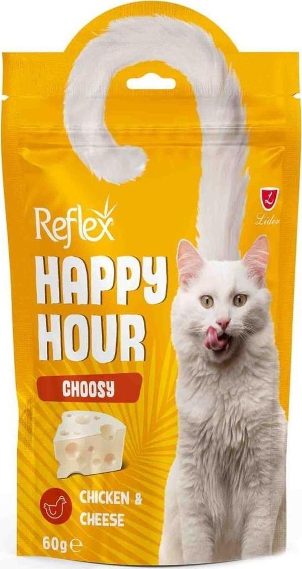 Reflex Happy Hour Seçici Kedi Peynir Tavuk Kedi Ödül 60 Gr - Image 1
