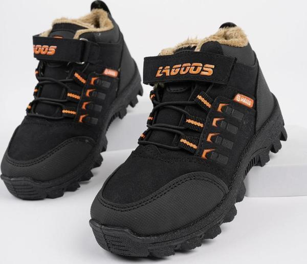 Muggo BOB Garantili Bağcıklı Cırtlı İçi Kürklü Unisex Çocuk Outdoor Kışlık Bot  - Image 1