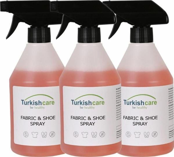 Turkishcare Ayakkabı ve Kumaş Temizleme Spreyi 3x500 ml 3' lü Set - Image 1