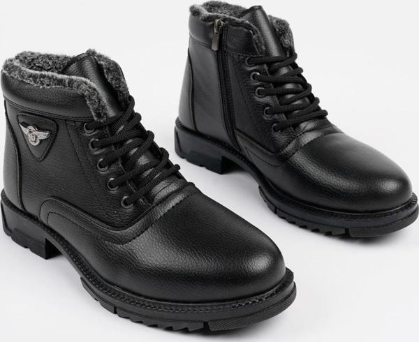 Muggo CANYON Garantili Bağcıklı Fermuarlı İçi Kürklü Erkek Kışlık Bot - Image 1