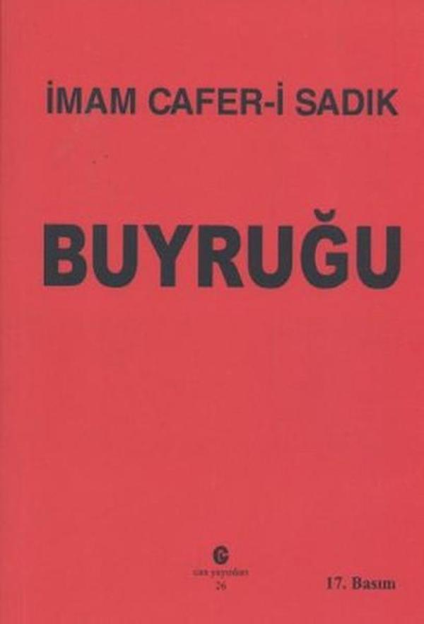 İmam Cafer-i Sadık Buyruğu - Can Yayınları (Ali Adil Atalay) - Image 1
