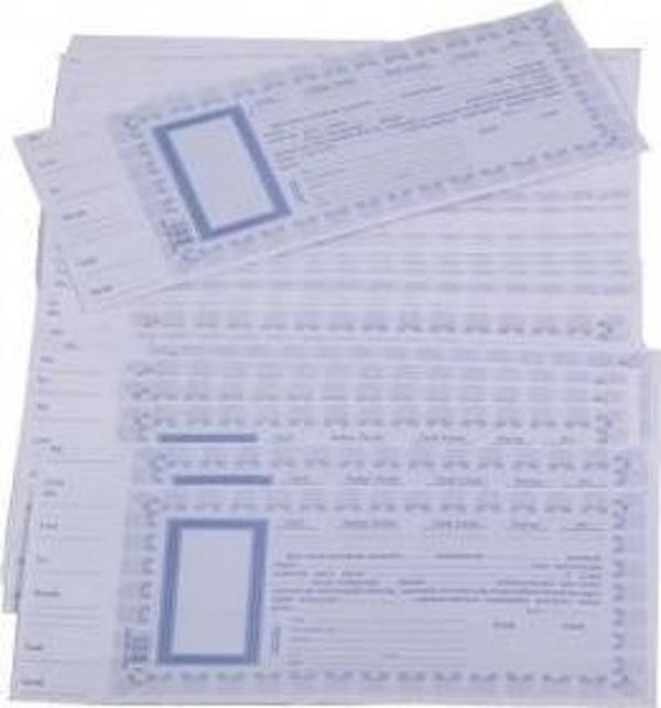 GÜLPAŞ BONO KAĞIDI 100 YAPRAK 11X24 CM - Image 1