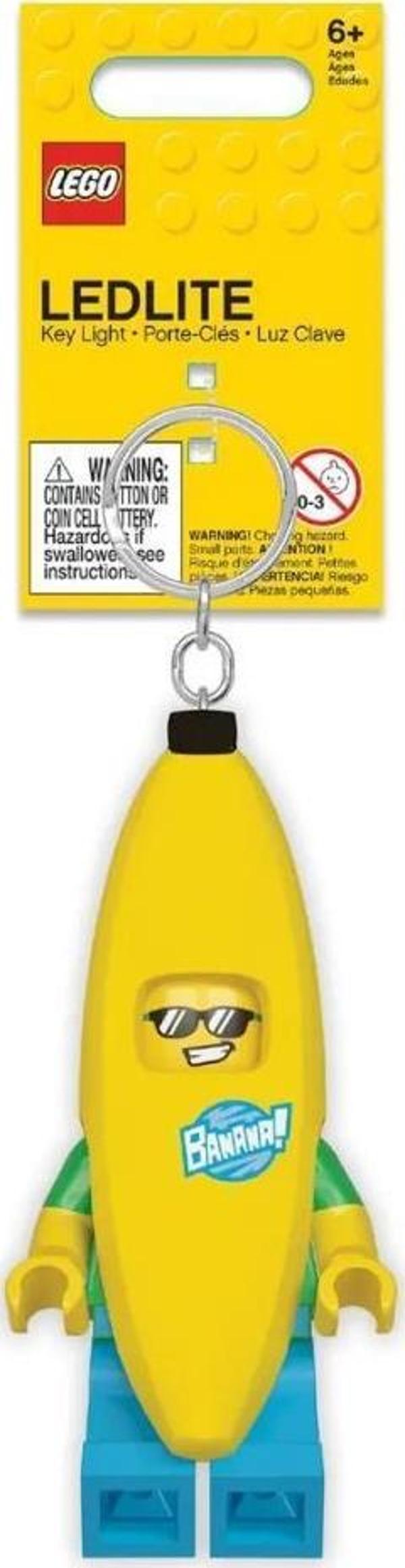 LEGO Ledlite 5005706 Iconic Banana Guy Costume Led Key Chain +6 Yaş (1 Parça) - Image 1