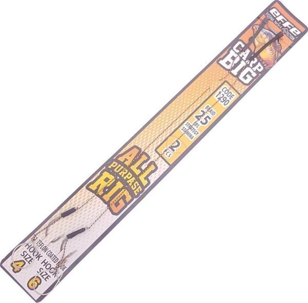 EFFE Hazır Boili Sazan Avı Rig Olta Takımı 4'lü HG1290 - Image 1