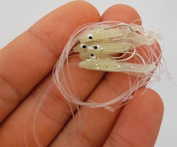 EFFE Raglu Bait Worm 3cm Kurt Çapari Glow Benekli HG3407 - Image 1