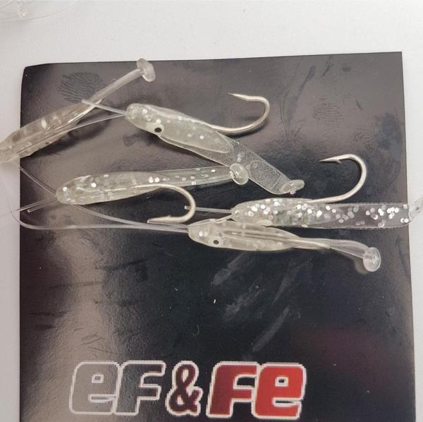 EFFE Raglu Bait Worm 3cm Kurt Çapari Şeffaf Simli HG3406 - Image 1
