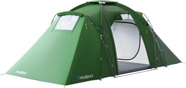 HUSKY Boston Dural 4 Kişilik 3 Mevsim Kamp Çadırı Yeşil - Image 1
