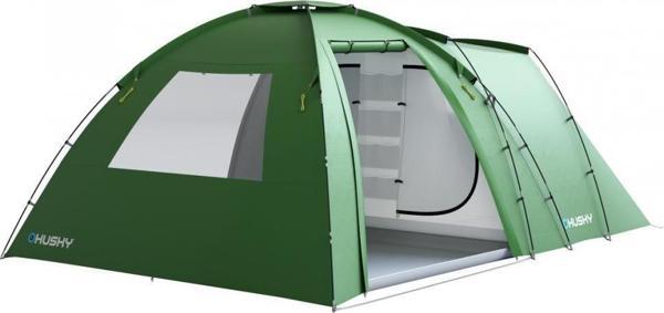 HUSKY Boston Dural 5 Kişilik 3 Mevsim Kamp Çadırı Yeşil - Image 1