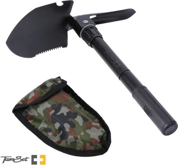 TAMSET C1 Kamp Küreği 41,5cm Katlanır Portatif Kürek Kazma - Image 1