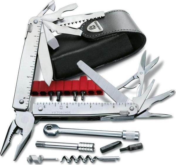 Victorinox SwissTool X Plus Penseli Çakı 3.0339.L Deri Kılıflı - Image 1