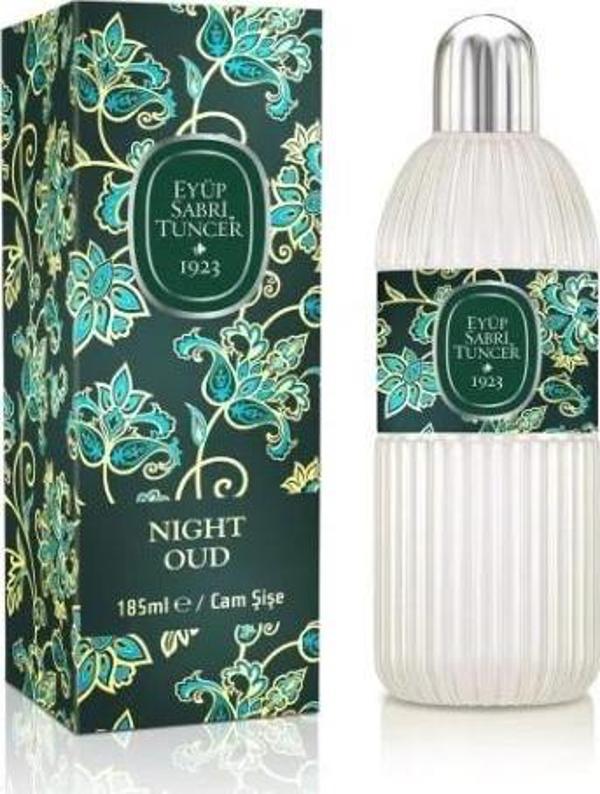 Eyüp Sabri Tuncer Eau De Kolonya Night Oud Cam Şişe 185 ml - Image 1