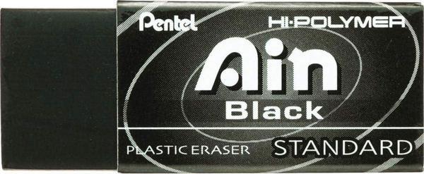 Pentel Ain Black Hi-Polymer Silgi / ZEAH06AT - Image 1