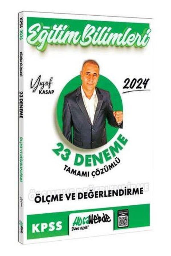 2024 KPSS Eğitim Bilimleri Ölçme ve Değerlendirme Tamamı Çözümlü 23 Deneme - Hoca Webde Yayınları - Image 1