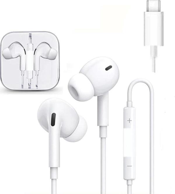 Torima TC-03 Typ-c to Stereo Earphone Kablolu Kulaklık Beyaz - Image 1