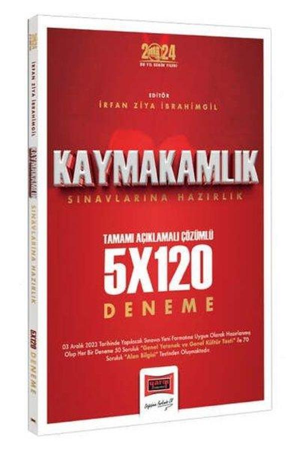 2024 Kaymakamlık Tamamı Açıklamalı Çözümlü 5 x 120 Deneme - Yargı Yayınları - Image 1