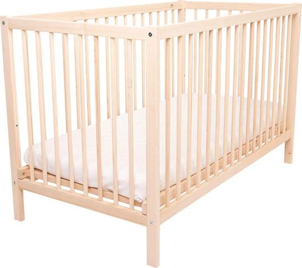 Baby Kinder Doğal Beşik, Kademeli Naturel Beşik, Organik Beşik, 60x120 - Image 1