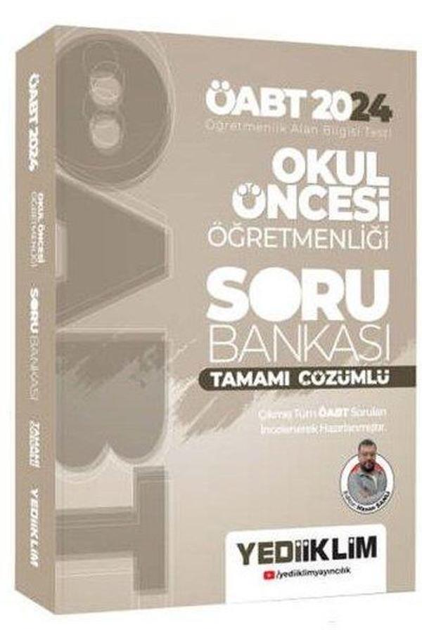 2024 ÖABT Okul Öncesi Öğretmenliği Tamamı Çözümlü Soru Bankası - Yediiklim Yayınları - Image 1