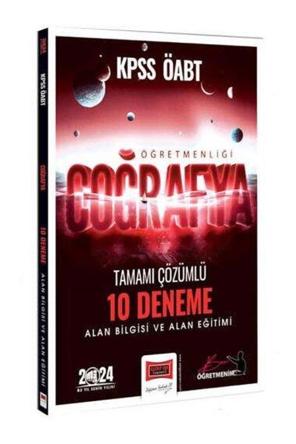 2024 ÖABT Coğrafya Öğretmenliği Tamamı Çözümlü 10 Deneme - Yargı Yayınları - Image 1