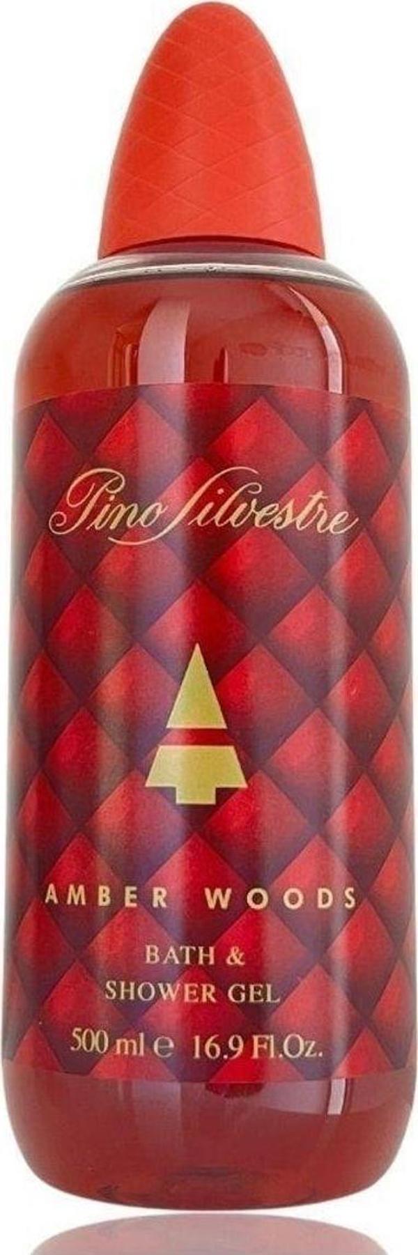 Pino Silvestre Amber Woods Bath&shower Gel 500 Ml Duş Jeli - Image 1