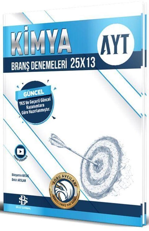 Bilgi Sarmal Yayınları AYT Kimya 25 x 13 Branş Denemeleri - Bilgi Sarmal Yayınları - Image 1